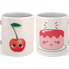 Set de 2 Tazas con frase romántica para hacer un regalo original a esa persona tan especial.