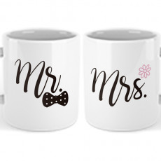 Set de 2 Tazas con frase divertida para hacer un regalo original a tu pareja.