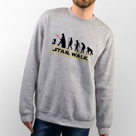 Sudadera unisex con dibujo de los personajes de Star Wars, la Guerra de las Galaxias.