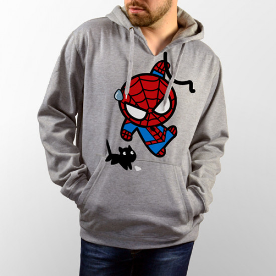 Ánimo Volcán eslogan Sudadera unisex Spiderman Superhéroe - Supermolon - Sudaderas Marvel