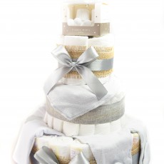Tarta de pa&ntilde;ales 3 pisos unisex