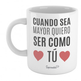 Taza con mensaje positivo para esa persona especial y que tanto admiras