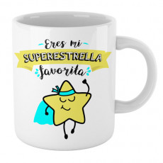 Graciosa taza de cerámica con mensaje positivo, ideal para hacer un regalo original a esa persona tan especial.