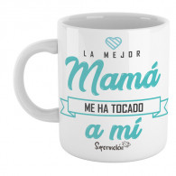 Dile a mamá quién es la mejor de todas con esta taza para mamis