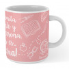 Taza cerámica con frase bonita para tu maestra o la de tus peques.