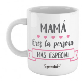 Taza con mensaje para mamá, para decirle lo especial que es