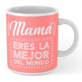 Taza con mensaje Mamá novata pero bien guapa - Supermolón - Regalo  original madres novatas