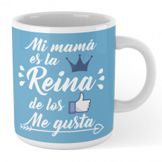 Taza de cerámica con mensaje alegre y motivador para hacer un regalo original a mamá.