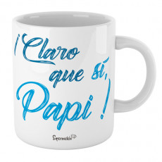 Taza  personalizada con mensaje divertido para hacer un regalo original a papá.