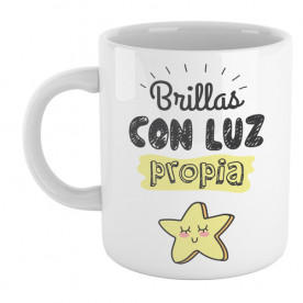 Taza original con con mensaje positivo para hacer un regalo original a esa persona especial