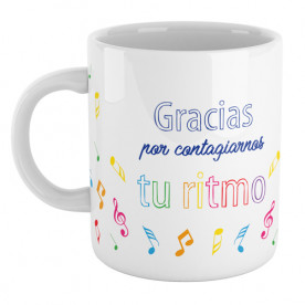 Taza  personalizada con mensaje divertido para hacer un regalo a tu mejor amiga, amigo, compañera, compañero...