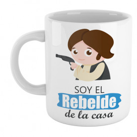 Divertida taza de cerámica con dibujo infantil de Han Solo de Star Wars 