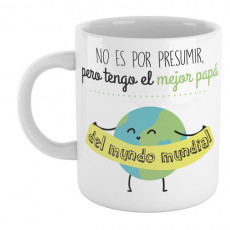 Taza  personalizada con mensaje divertido para hacer un regalo original a papá.