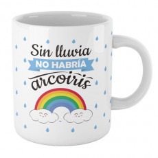 Taza cerámica con frase motivadora para hacer un regalo original y alegrar el día a esa persona tan especial.