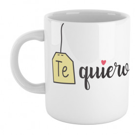 Taza cerámica con frase cariñosa para hacer un regalo original a esa persona tan especial.